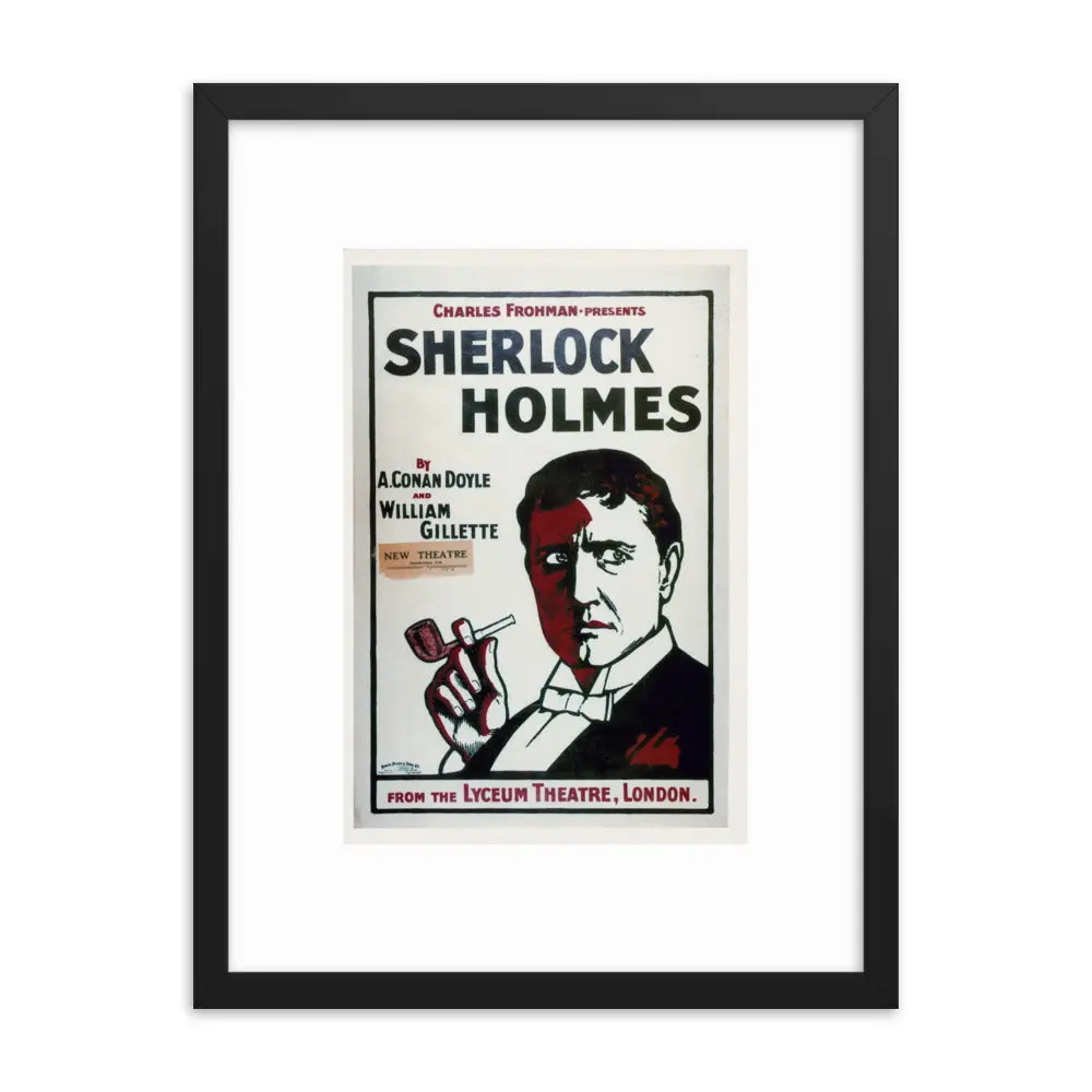 Sherlock Holmes (Gillette Lyceum) - Framed Poster - Image 11