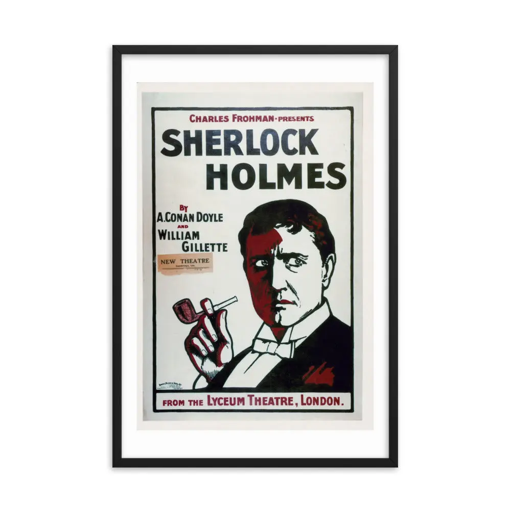 Sherlock Holmes (Gillette Lyceum) - Framed Poster - Image 12