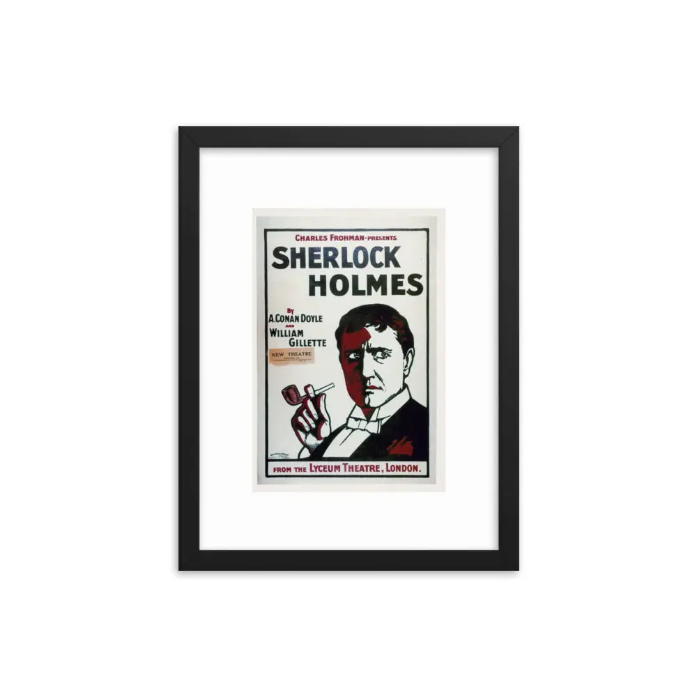 Sherlock Holmes (Gillette Lyceum) - Framed Poster - Image 5