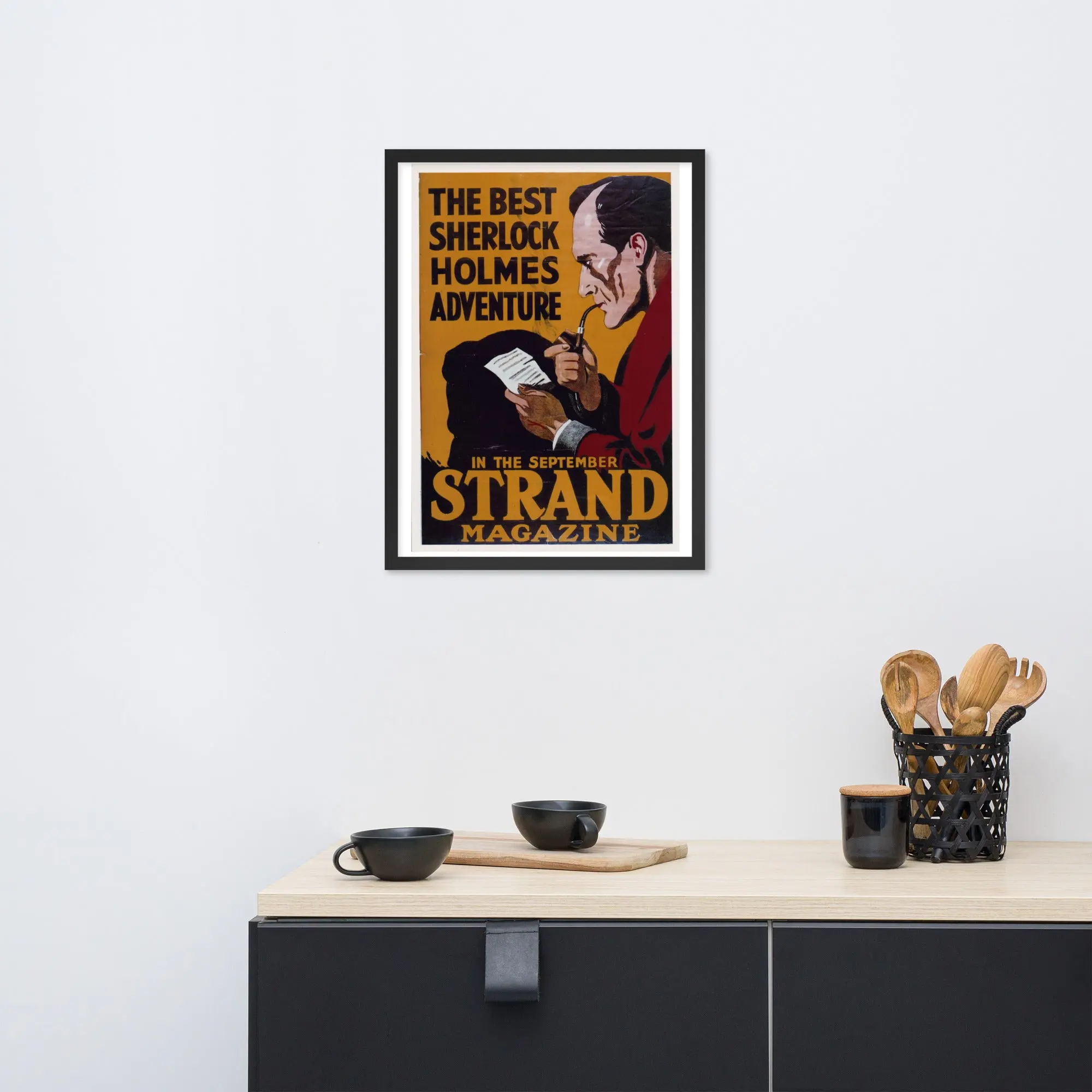 Sherlock Holmes (September Strand) Framed Poster - Image 11