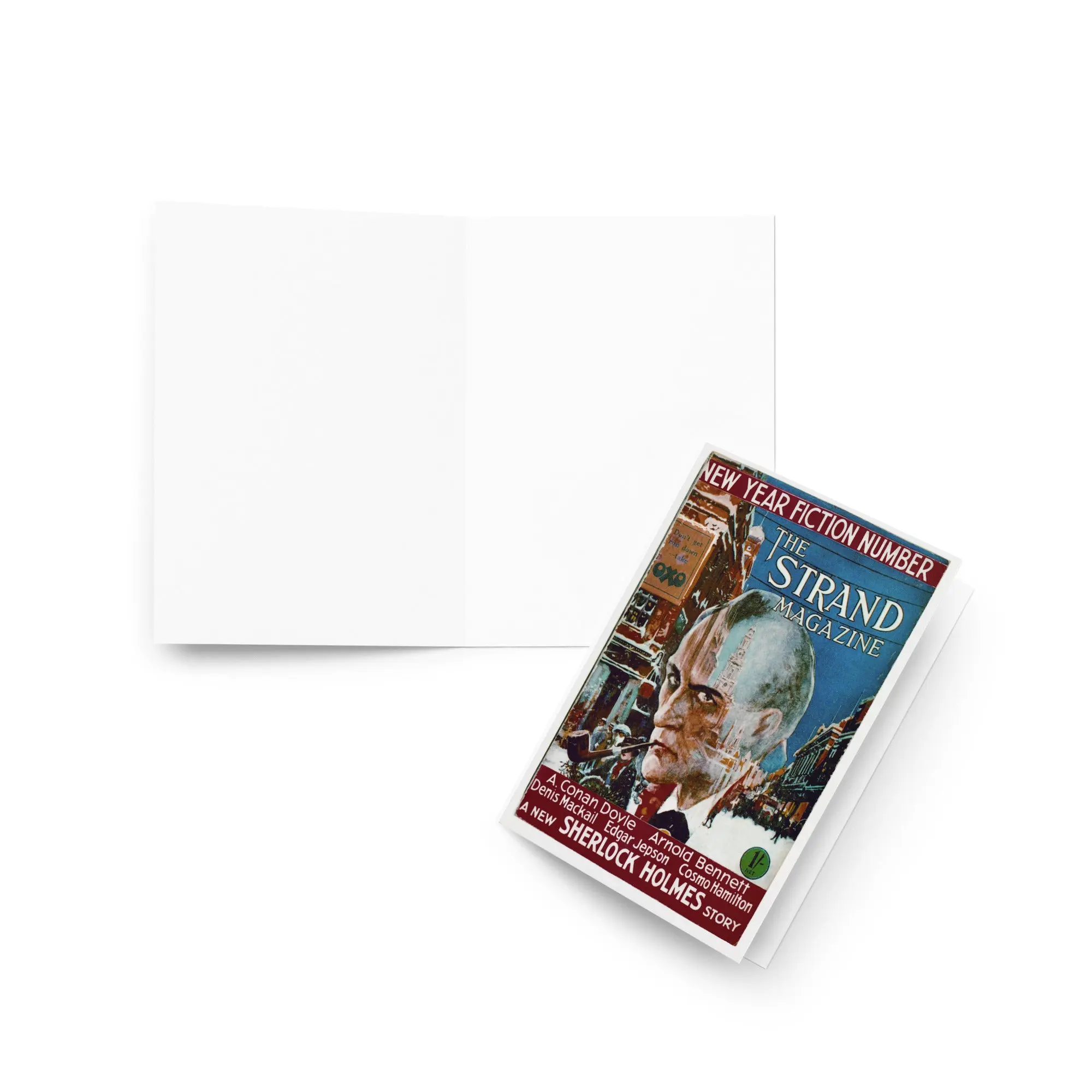 Sherlock Holmes (New Year Strand Magazine) Greeting card - Image 3