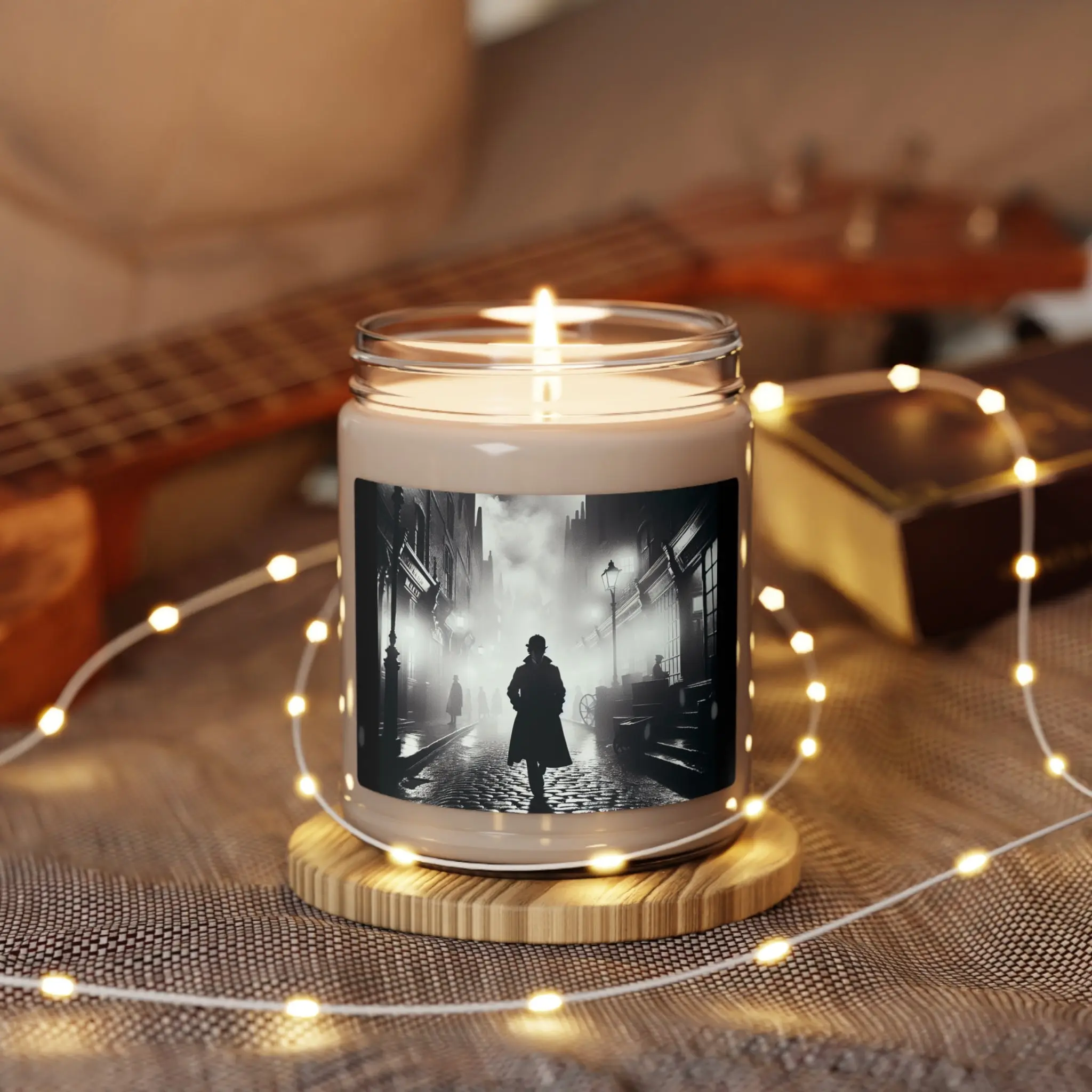 Sherlock Holmes Apple Harvest Scented Soy Candle, 9oz - Image 4