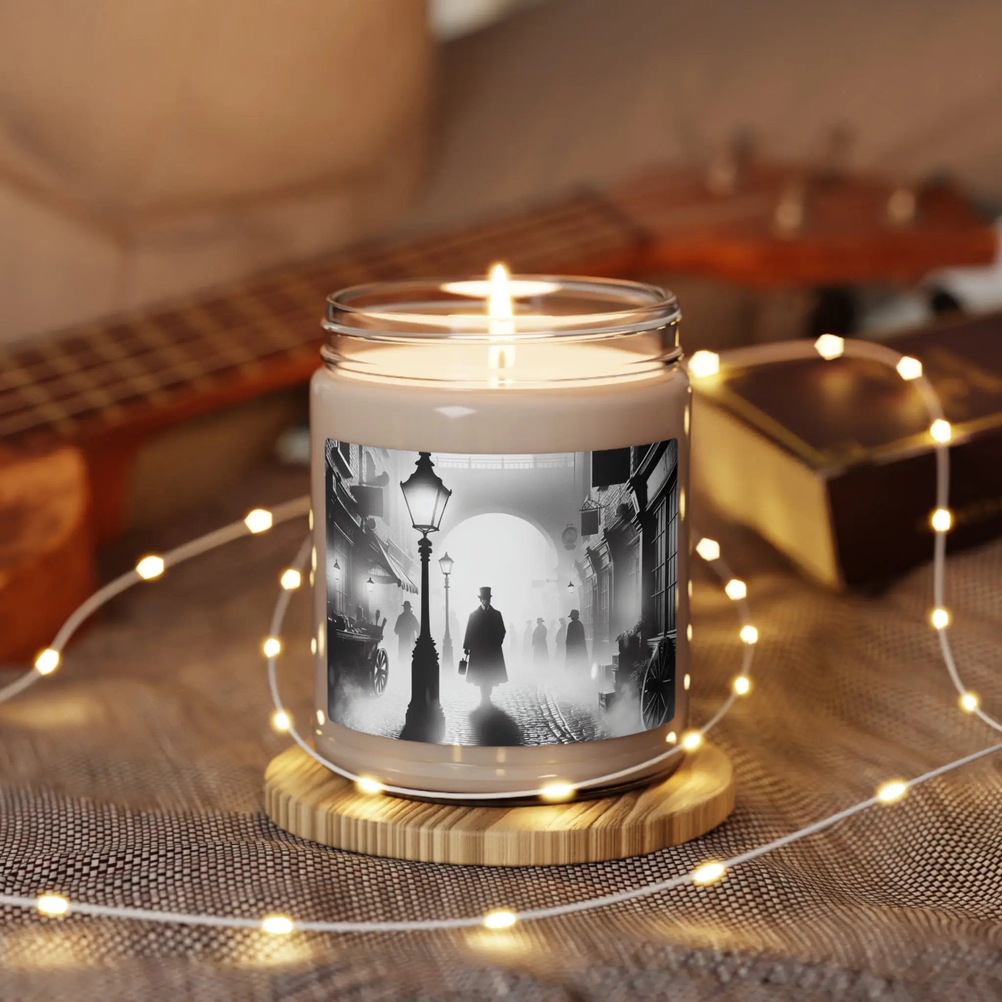 Coconut Cream + Cardamom Scented Soy Candle - Image 4