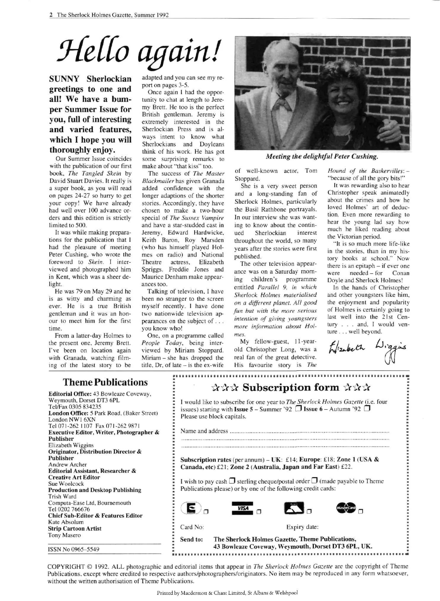 Sherlock Holmes Gazette - Issue 05 - Digital Download - Image 2