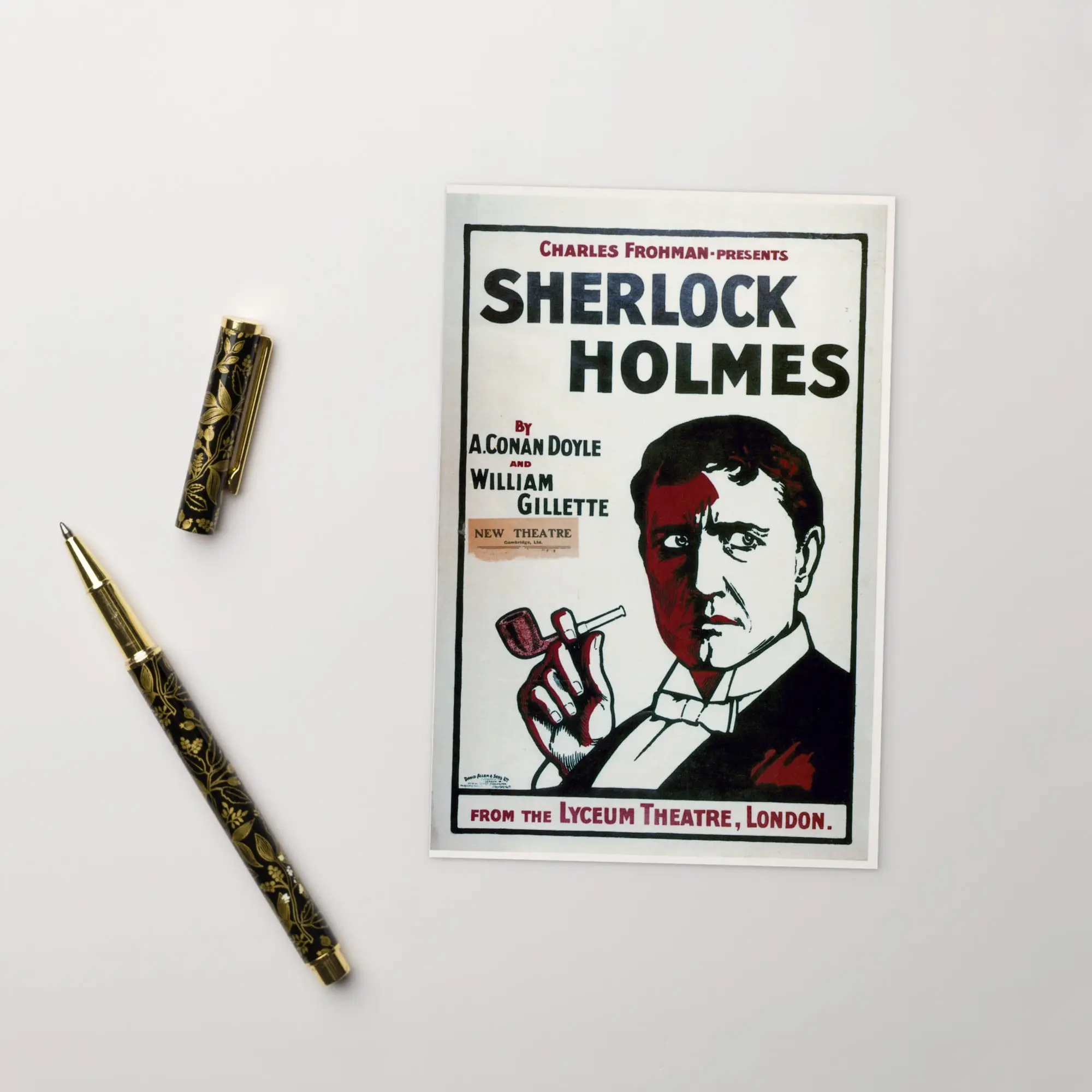 Sherlock Holmes (Gillette Lyceum) Postcard