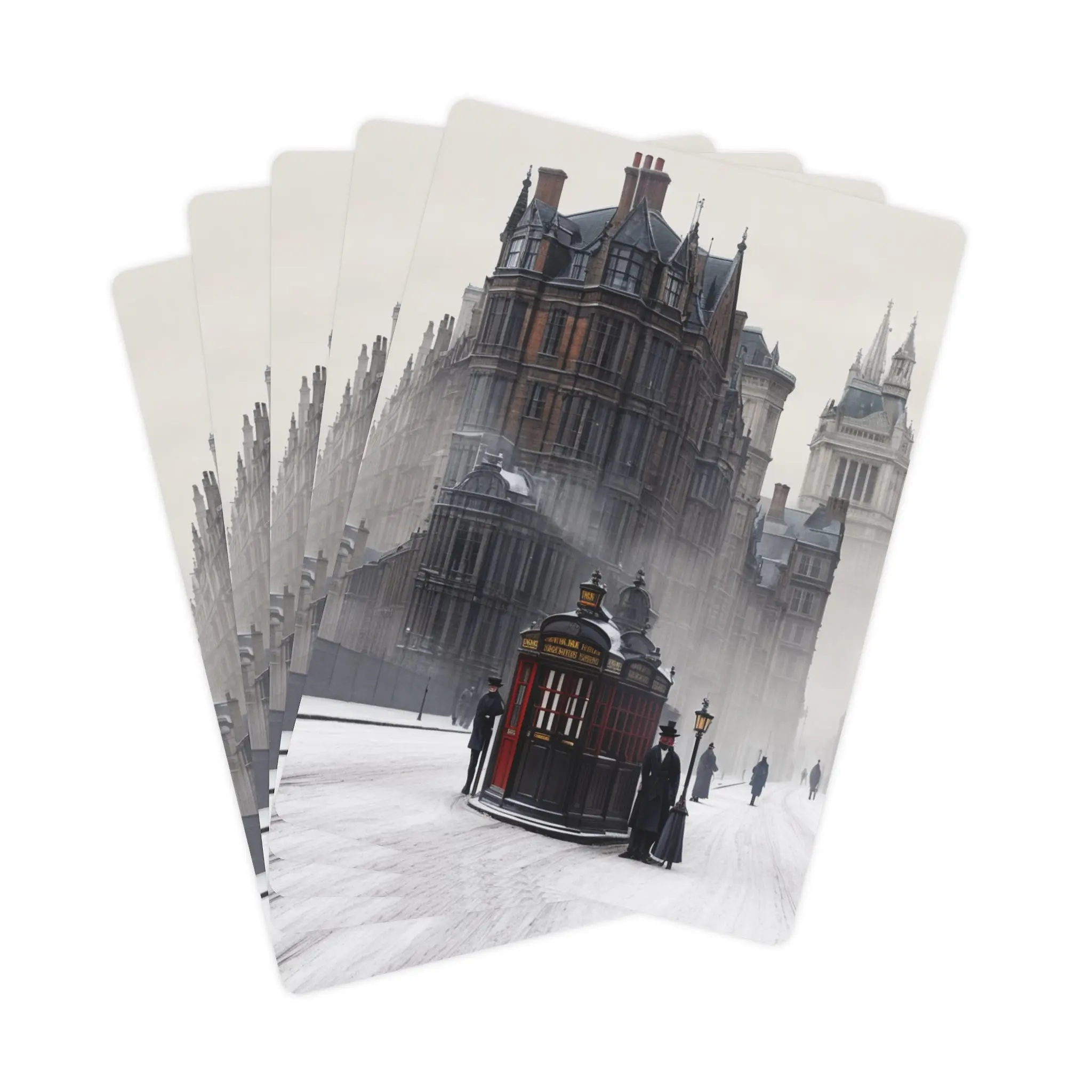 Sherlock Holmes - London Street Scene - Poker Cards - Image 4