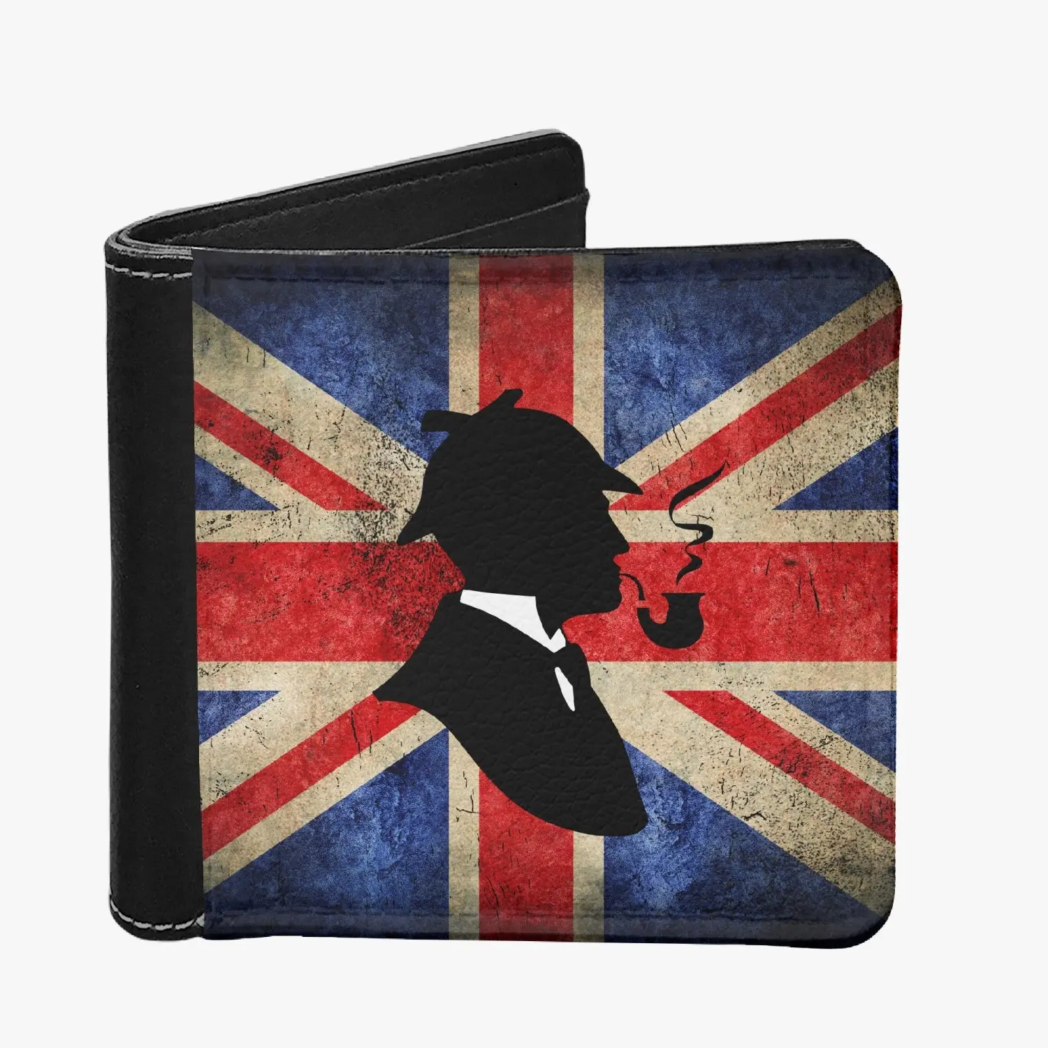 Sherlock Holmes - Union Jack Leather Wallet