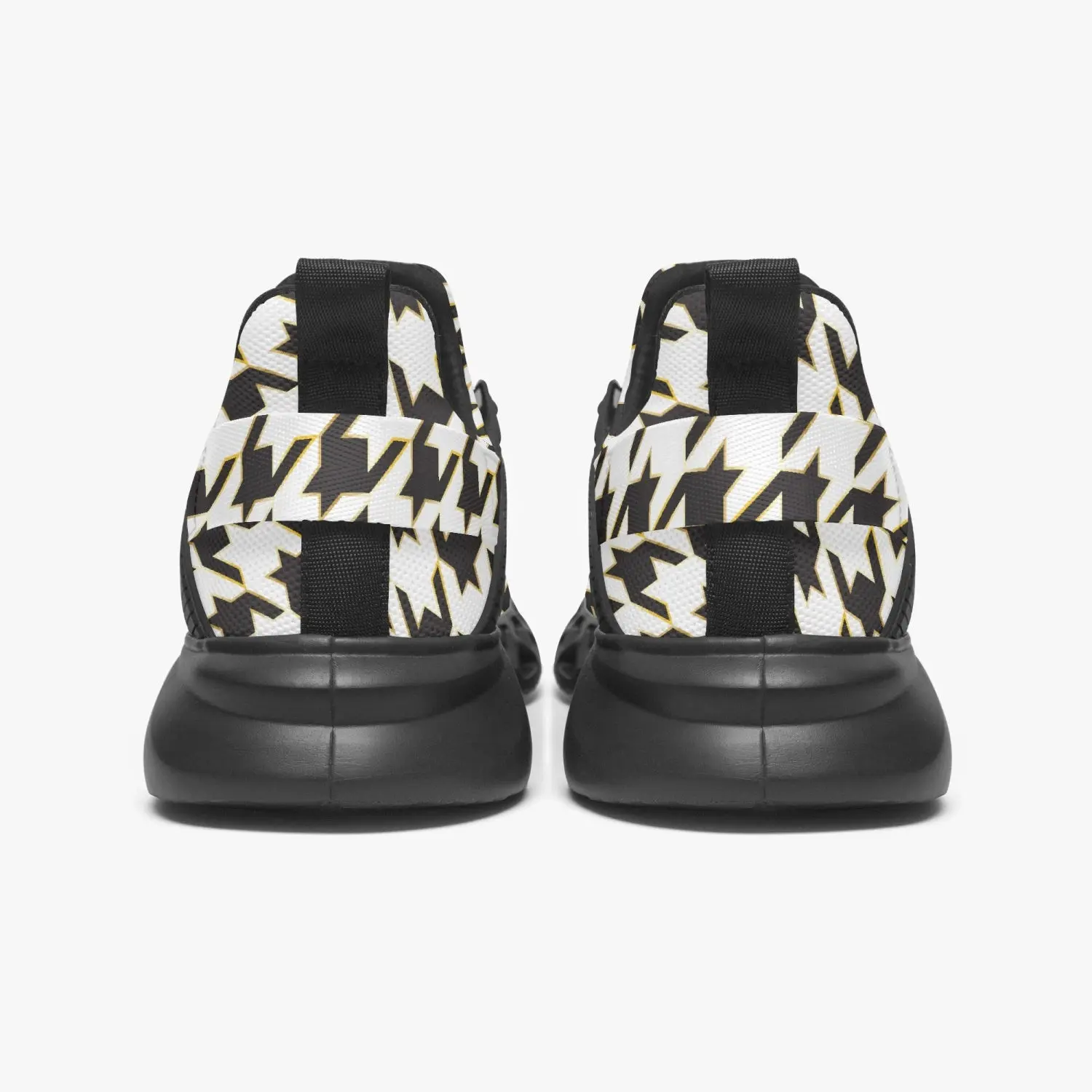 Unisex Houndstooth Running Shoes - Image 3